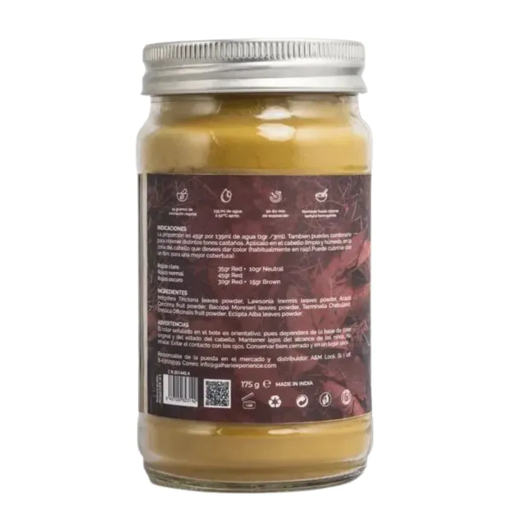 Gaia Henna Red Reflejos Burdeos 175g - 2